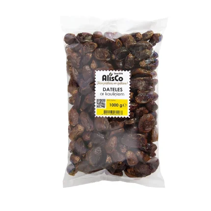 Dateles ar kauliņiem 1kg