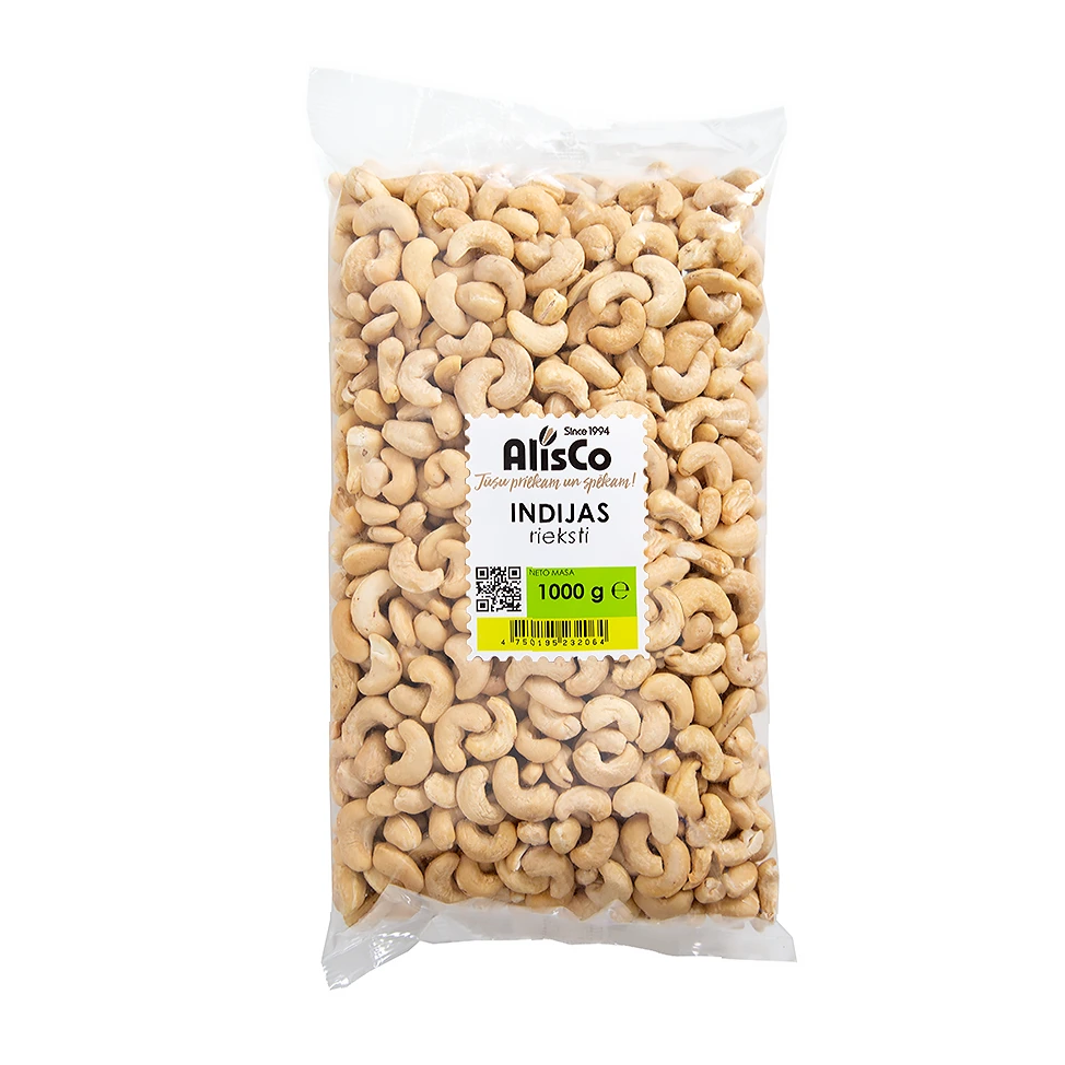 Indijas Rieksti 1kg Alis Co Indijas Rieksti 1kg Alis Co