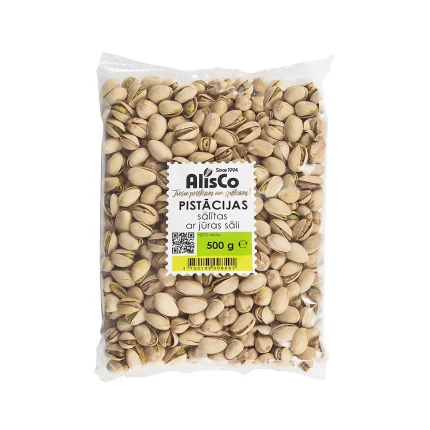 Pistācijas grauzdētas sālītas 500g