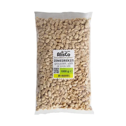 Zemesrieksti lobīti grauzdēti sālīti 1kg