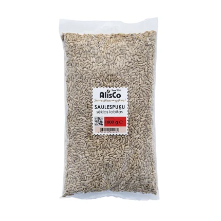 Saulespuķu sēklas lobītas 1kg